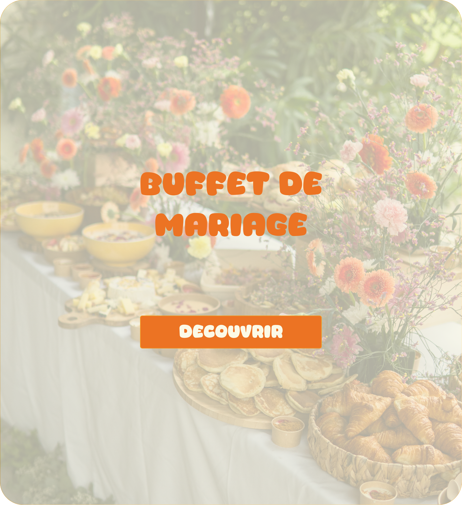 buffet mariage